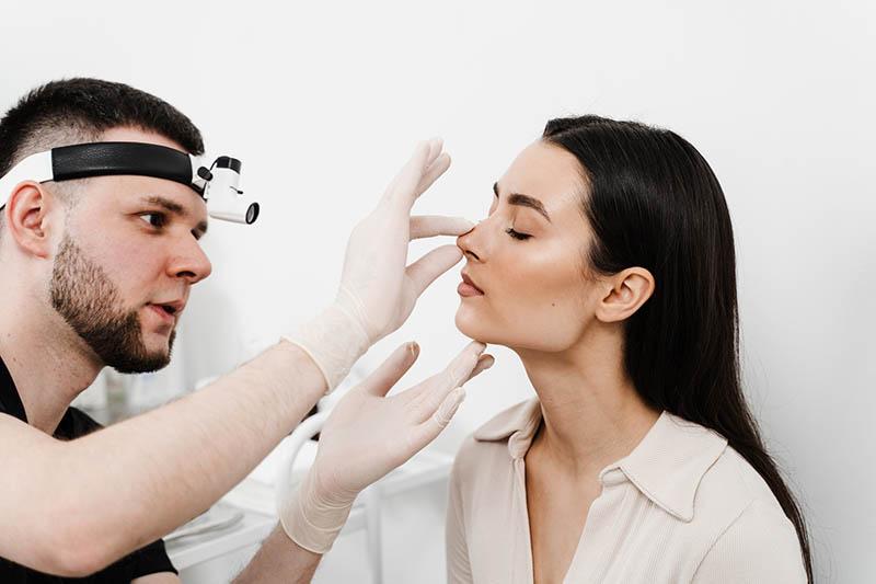 Rhinoplasty is surgical procedure that involves altering shape of nose to improve appearance and enhance breathing. ENT consultation before rhinoplasty plastic surgery.